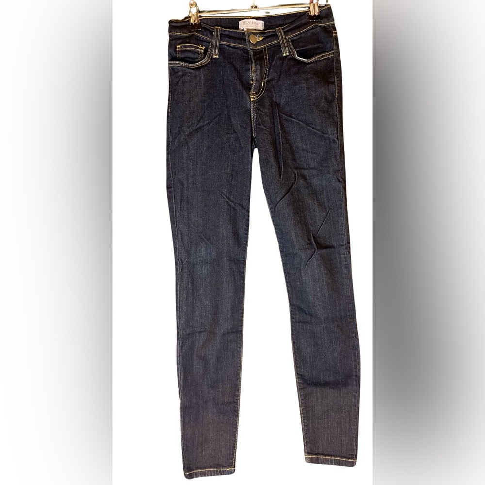 Judy Blue Mid-Rise Dark Wash Skinny Jeans 3/26